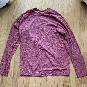 Lululemon Red Long Sleeve Shirt